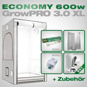 GrowPRO XL grow tent, Grow kit 600W Economy