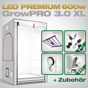 Grow Tent Complete Kit LED GrowPRO XL, Lumatek ZEUS 600W PRO 2.9