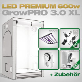 Grow Tent Complete Kit LED GrowPRO XL, Lumatek ZEUS 600W...