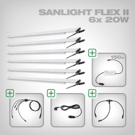 Sanlight FLEX II LED Set with power supply and cable, 6x...