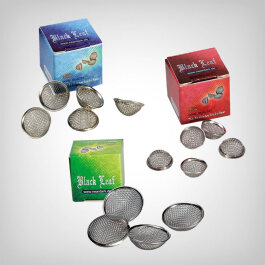 Black Leaf stainless steel bowl strainers, 5 units