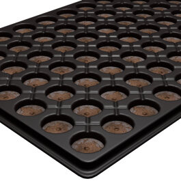 Jiffy plastic tray with 84 Jiffys, ø 30mm